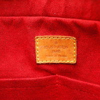 Intérieur doublure alcantara rouge Louis Vuitton Multipli Cité étiquette made in France — AMANA Vintage