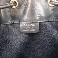 Détail cordelette de fermeture usée sac seau Céline — AMANA Vintage