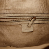 Intérieur Gucci Hobo Bambou doublure toile naturelle poche zippée — AMANA Vintage