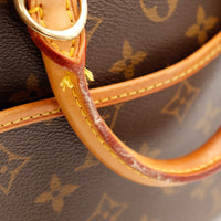 Détail cadenas et curseurs zip Louis Vuitton Trouville occasion — AMANA Vintage