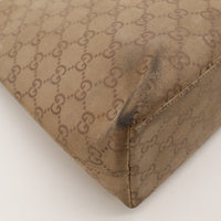 Détail coin inférieur Hobo Bambou Gucci frottements daim usé — AMANA Vintage