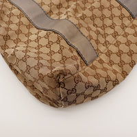 Vue de dessus sac Gucci Tote Bamboo anses tressées occasion — AMANA Vintage