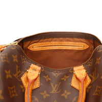 Intérieur Louis Vuitton Speedy 25 doublure textile propre poche intérieure — AMANA Vintage