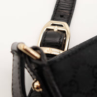 Détail fermeture éclair Gucci Hasler noir occasion — AMANA Vintage