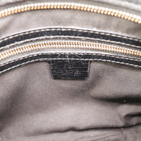 Intérieur Gucci Hasler noir doublure noire patch cuir occasion authentique — AMANA Vintage