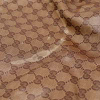Détail toile monogrammée Gucci Babouska occasion authentique — AMANA Vintage