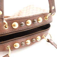 Détail anses et clous Gucci Babouska ouverture zip occasion authentique — AMANA Vintage