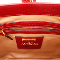 Intérieur Gucci Jackie 1961 doublure cuir camel zip doré propre occasion authentique — AMANA Vintage