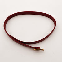 Bandoulière amovible Gucci Jackie 1961 cuir rouge anneau doré en excellent état — AMANA Vintage