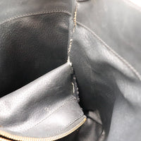 Intérieur Hobo Celine Macadam doublure cuir noir traces d'usage — AMANA Vintage