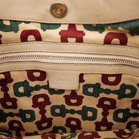 Doublure intérieure Gucci Hobo Horsebit motif mors occasion authentique — AMANA Vintage