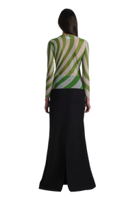 Infinite Heart Mesh Top