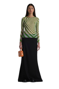 Infinite Heart Mesh Top