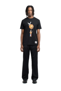 3.PARADIS, Mitchell & Ness and The NBA : Graphic Ball T-Shirt