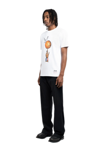3.PARADIS, Mitchell & Ness and The NBA : Graphic Ball T-Shirt
