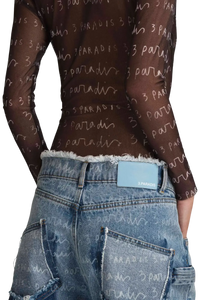 3.PARADIS & Edgar Plans - PARADIS All Over Laser Mesh Top
