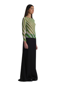 Infinite Heart Mesh Top