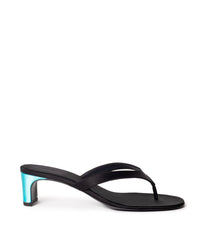 BEUYS SATIN IN BLACK AND CYAN