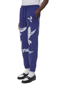 FREEDOM DOVES PERSIAN BLUE LOUNGE PANTS