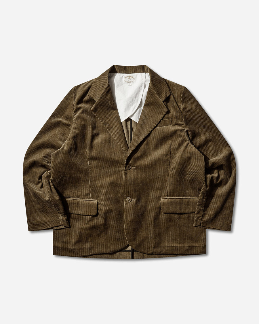 Brain Dead Bbc Suit Jacket Brown Coats and Jackets Blazers P26O14005028 Brown