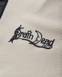 Brain Dead Ribbed Henley Natural Shirts Longsleeve Shirt P26T19004837 Beige