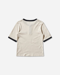 Brain Dead Ribbed Henley Natural Shirts Longsleeve Shirt P26T19004837 Beige