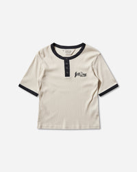 Brain Dead Ribbed Henley Natural Shirts Longsleeve Shirt P26T19004837 Beige