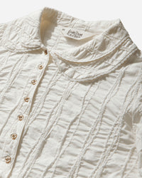 Brain Dead Twisted Seersucker Button Up Shirt Cream Shirts Longsleeve Shirt P26T17004839 Beige