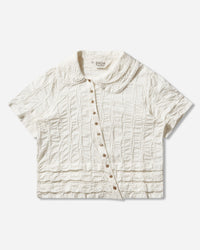 Brain Dead Twisted Seersucker Button Up Shirt Cream Shirts Longsleeve Shirt P26T17004839 Beige