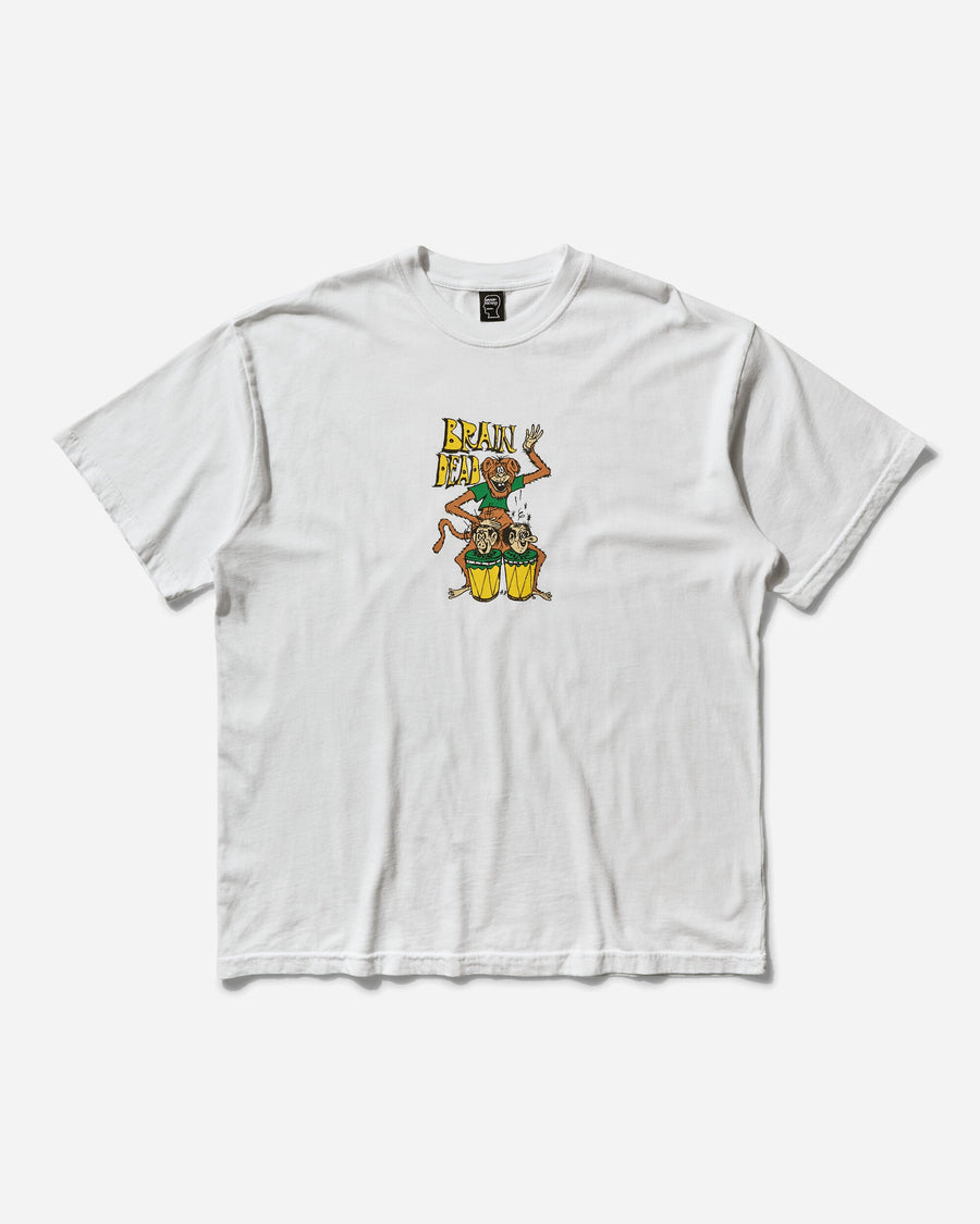 Brain Dead Bongo Brain T-Shirt White T-Shirts Shortsleeve T00004084 WHITE