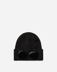C.P. Company Cotton Goggle Beanie Black Hats Beanies RSCMAC747A-000727A 999