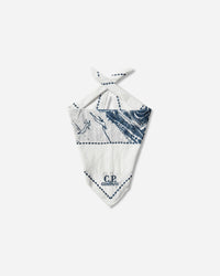 C.P. Company Accessories Woven Scarf In Muslin Gauze White Gloves and Scarves Scarves and Warmneck 20CMAC279A-110349P 103