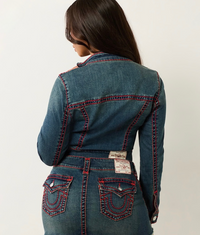 SHRUNKEN MOTO JKT