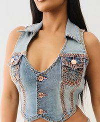 DENIM VEST SUPER QT
