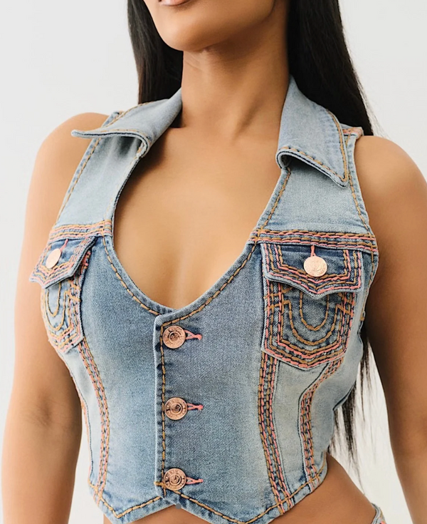 DENIM VEST SUPER QT