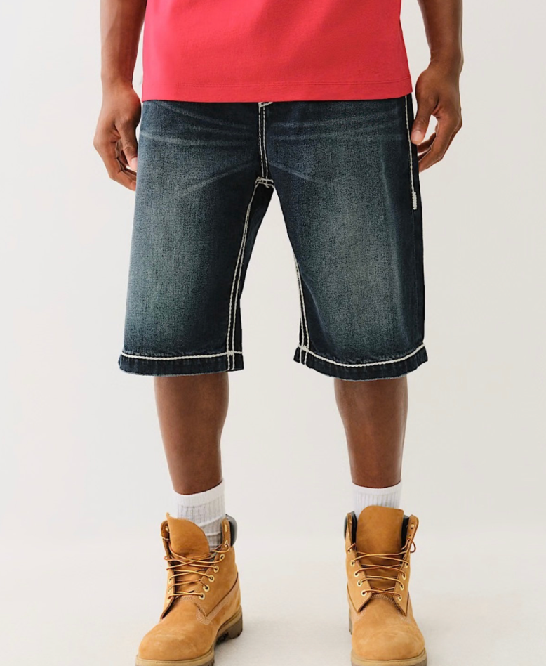 VINNY ROPE STITCH SHORT FLAP JACKKNIFE DARK WASH