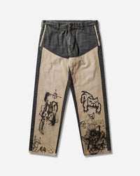 Chito 10 Pocket Denim Washed Black Pants Denim C0825D002 WASHEDBLACK