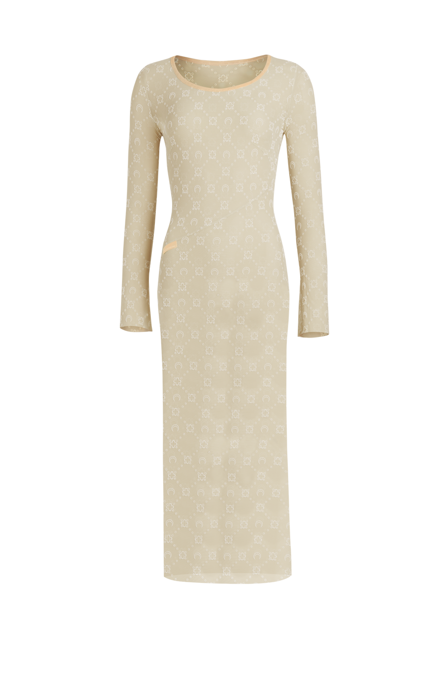 Moonogram Regenerated Flocked Mesh Tunic