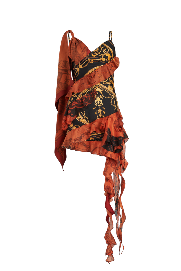 Short Dress Biais Tourbillon