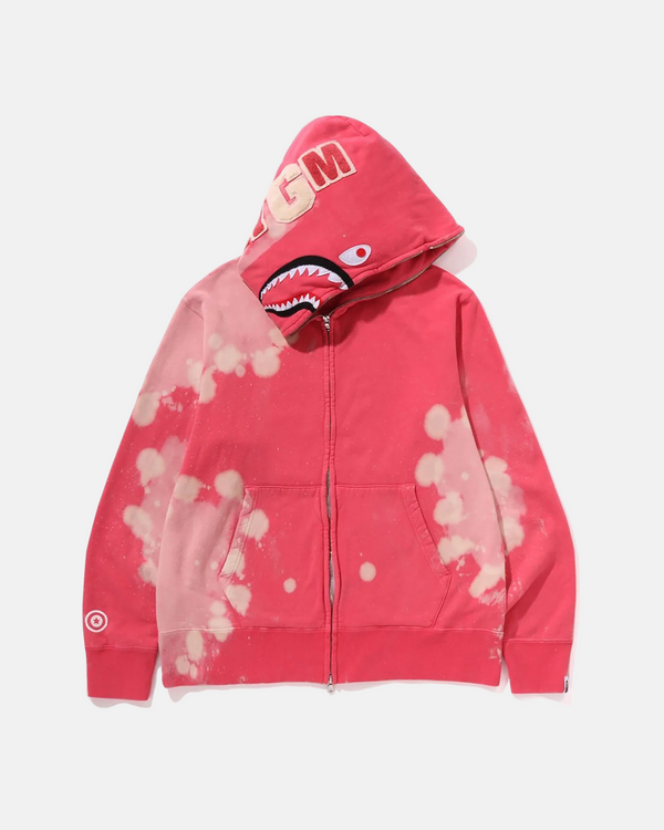 GILET SHARK FULL ZIP ROUGE