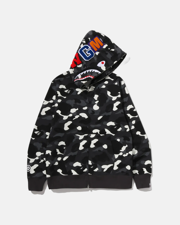 GILET SHARK REGULAR FIT FUL Z:NOIR