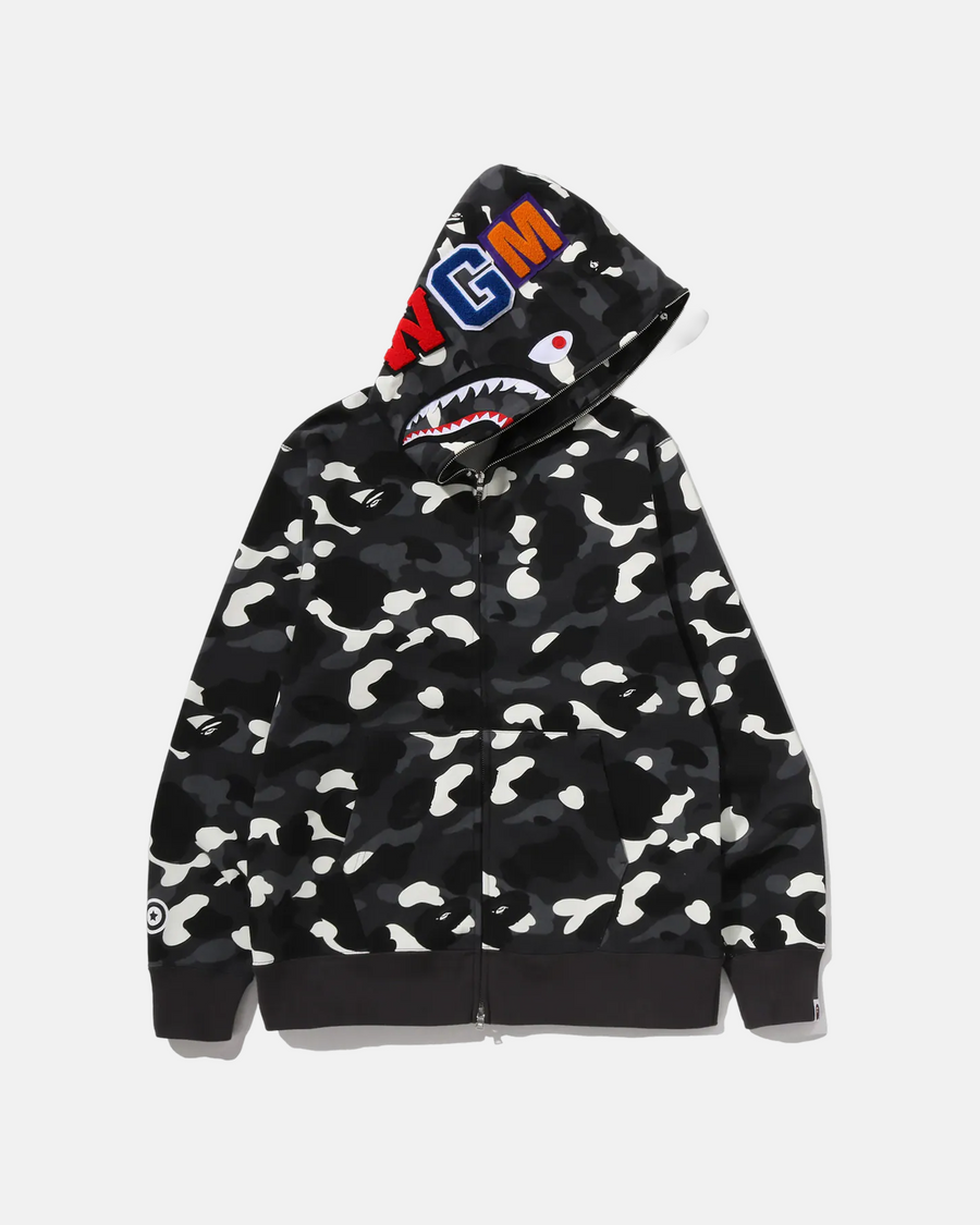 GILET SHARK REGULAR FIT FUL Z:NOIR
