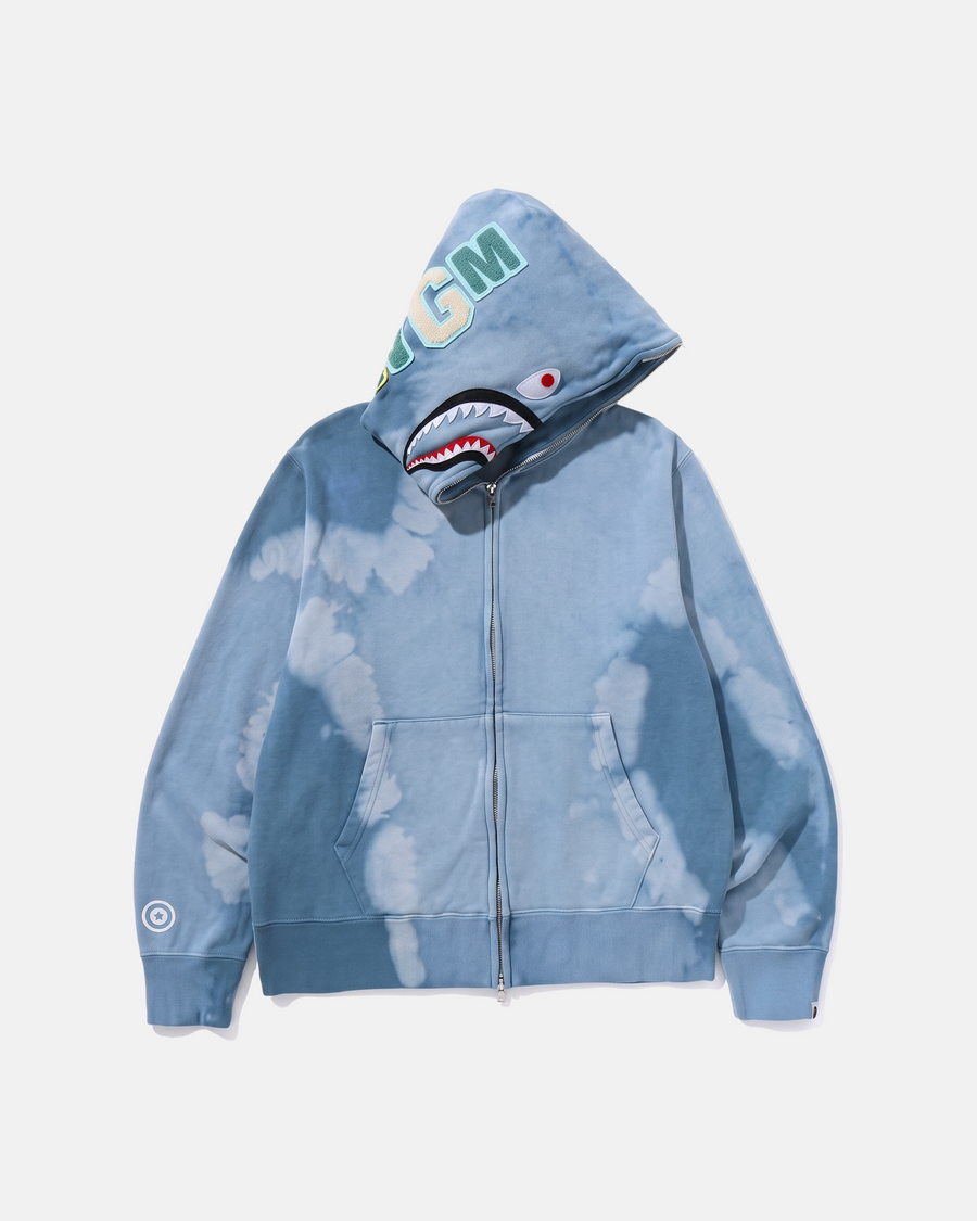 GILET SHARK FULL ZIP BLEU