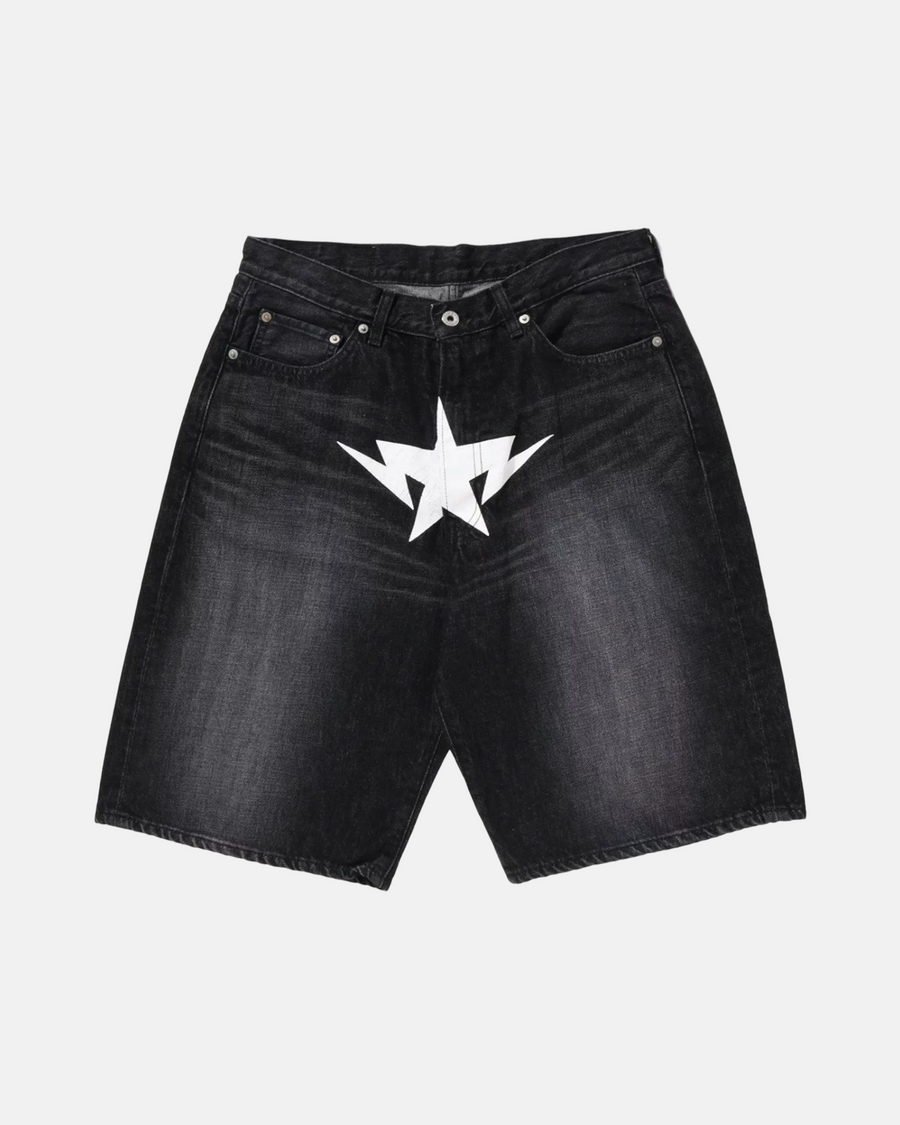 SHORT DENIM TWIN STA RELAXED F NOIR