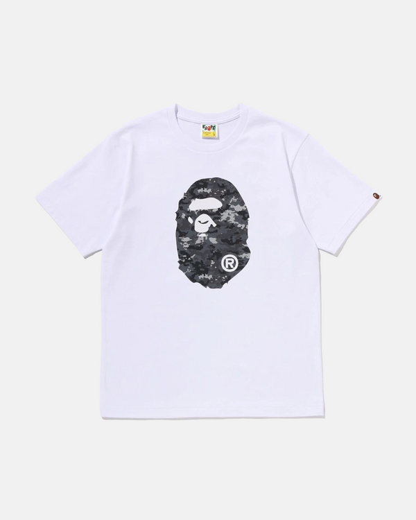 TEE-SHIRT MC APE HEAD BLANC