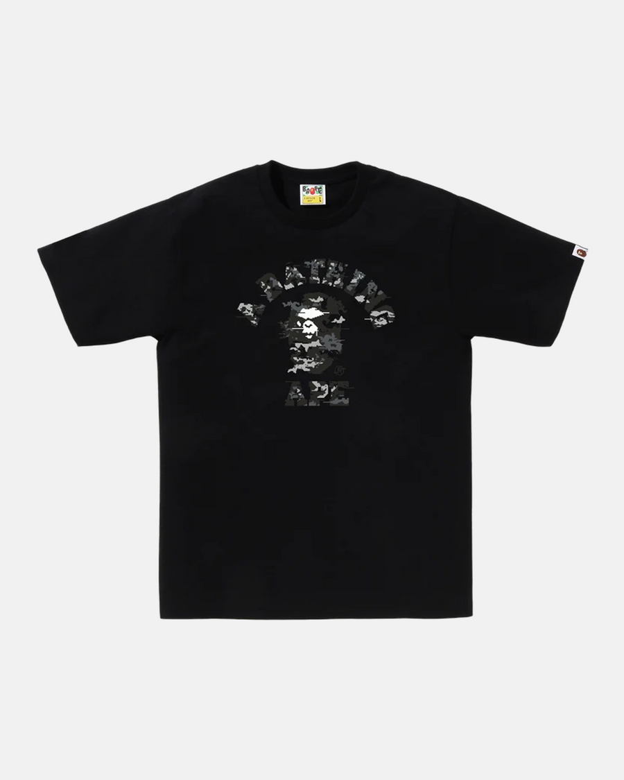 TEE-SHIRT MC COLLEGE NOIR