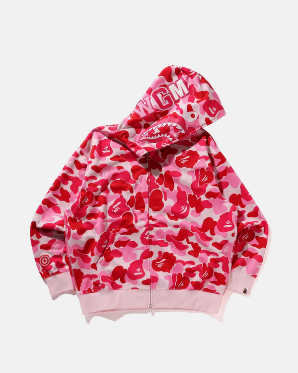 GILET SHARK FULL ZIP RELAXED ROSE