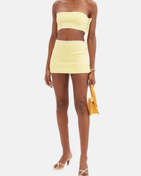 LA JUPE SORBETTO LIGHT YELLOW
