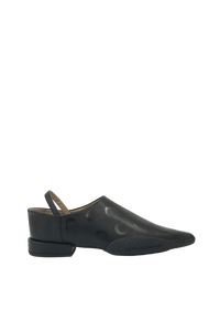 Flat Babouche With Rubber Outsole