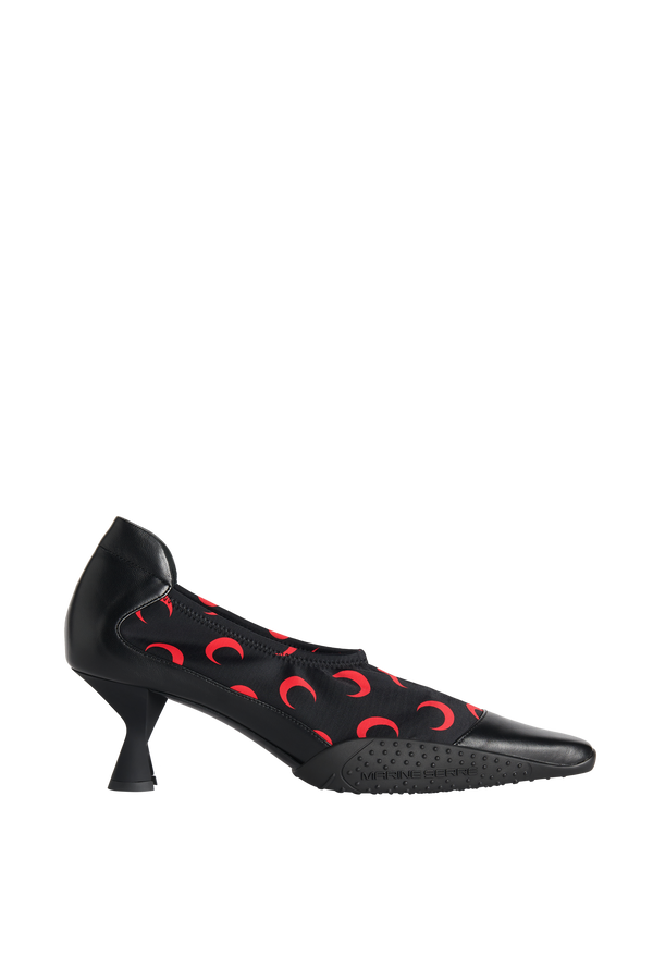 Rubber-Outsole Nimble Moon Pumps